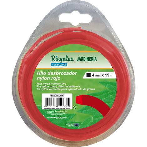 Riegolux Filo per decespugliatore Quadrato in Nylon, Giallo, 4 mm x 15 m, 107668 (1/5)