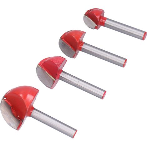 fraises à bol à roulement à billes pour sculpture de plats, outil de fraisage CNC pour le creusement d'arcs et la finition (1/5)