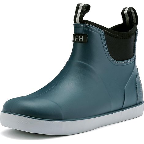 Bottes Caoutchouc Homme, Confortable Antidérapant étanche De sécurité Bottine, Chaussures De Travail (1/5)