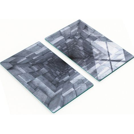 Tableros de vidrio decorativos multifuncionales con t煤nel de impresi贸n 2x30x52 cm