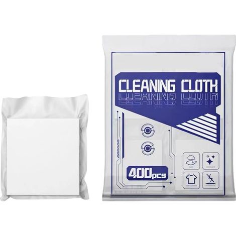 Lingettes Écran Téléphone 400 Chiffons Électroniques Absorbant Eau Et Huile Lingettes Nettoyantes Mobiles pour Appareil Photo Écran Tactile Lunettes Moniteur Ordinateur (1/5)