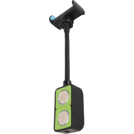 Support universel antichoc pour téléphone portable, compatible avec les machines à coudre à plat et à surjeteuse. Pince magnétique double pour téléphone portable, rotative. (1/5)