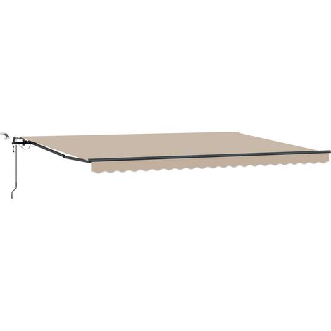 Maison Exclusive - Tessuto per Tenda Beige 500 × 300 cm Poliestere