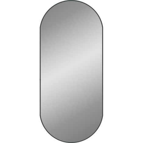 Maison Exclusive - Specchio da Parete Nero 100x45 cm Ovale (1/5)