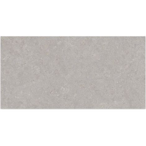 Carrelage effet Pierre Gris Cendré 100x50x2 cm Belmorin - Sol extérieur (vendu par carton de 0,5 m²) - RO'MA CARRELAGE