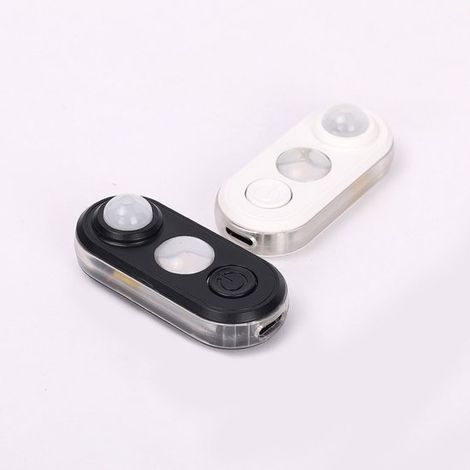2 LED Leuchten mit Bewegungsmelder für den Innenbereich, magnetische Unterbauleuchten, warmweiß, schwarz, dimmbar, wiederaufladbar, für Schränke, (1/4)