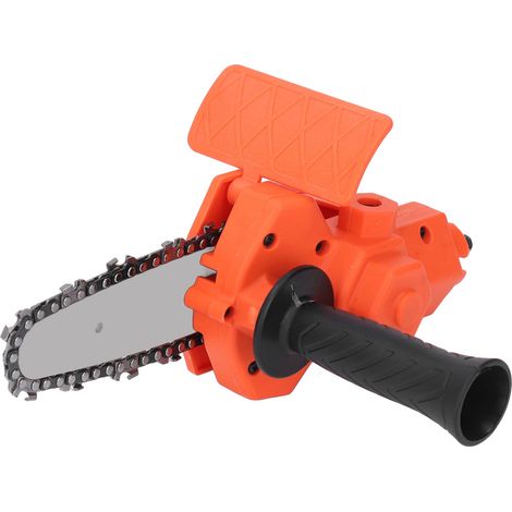 Tête de conversion adaptateur perceuse électrique vers scie électrique orange pour tronçonneuse portable