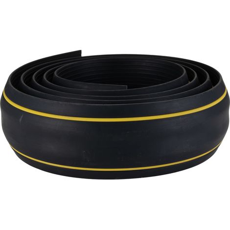 Protège câble RS PRO, Ø interne: 30mm, long. 3m, Caoutchouc Noir/Jaune ( Prix pour Bobine de 1 ) (1/4)