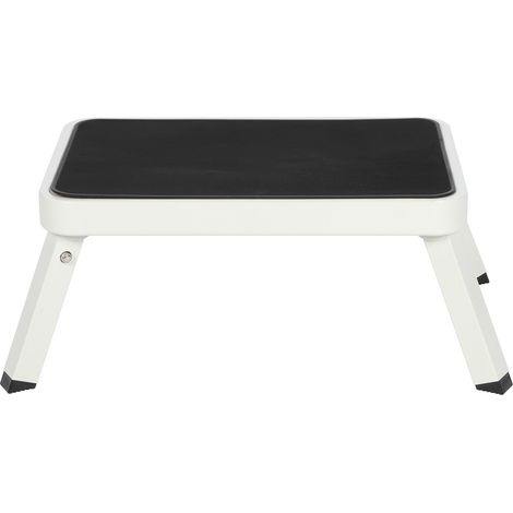 Tabouret Pliant Métal Acier Antidérapant Stable Léger 26x38cm Support 100kg pour Salle de Bain et Intérieur (1/4)