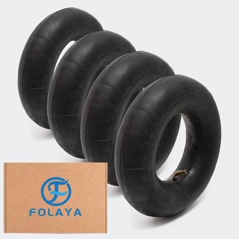 Set 4 Chambre air Brouette Petites roues 3.00/3.50-4 TR87 Valve Pneu Transport Diable Chariot