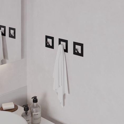 Decortie Kaly Metal Square Hanger Set of 3 - Black (1/4)