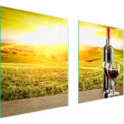 GLASSCHUTZPLATTE FÜR HERD 85x52 WEIN (1/5)