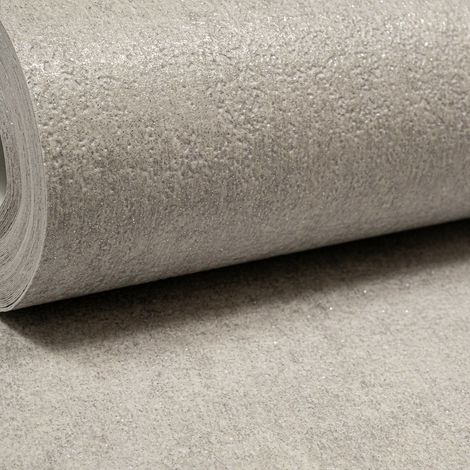 Plain Grey Sliver Glitter Metallic Textured Wallpaper 328866 (1/4)