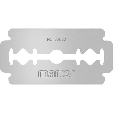 Lame de découpe Martor 35020 double tranchant trois trous