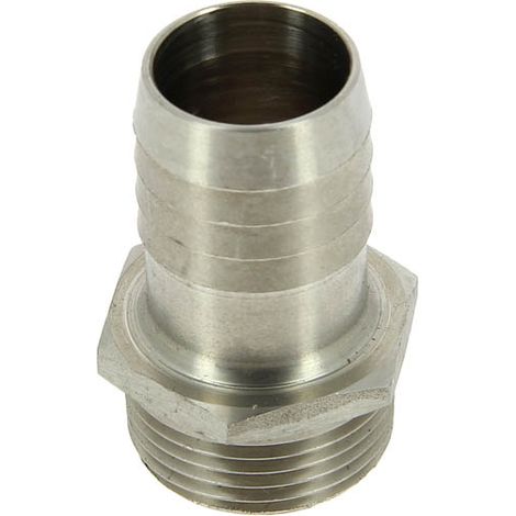 Embout cannelé inox usiné Ø25 mâle 1"