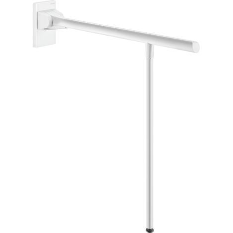 Delabie Stützklappgriff Be-Line mit Fuß D42 L.650 Alu weiß