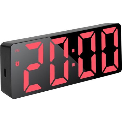 Kinderwecker，Digitaler LED-Wecker，Einstellbare Helligkeit，Geeignet für Jungen und Mädchen，Digitaler Wecker fürs Kinderzimmer，15,5 x 6 x 2,5 cm (1/5)