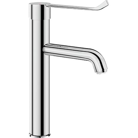 Delabie WT-MBatt. EP bec haut fixe H165 L140, levier hygiène (1/2)
