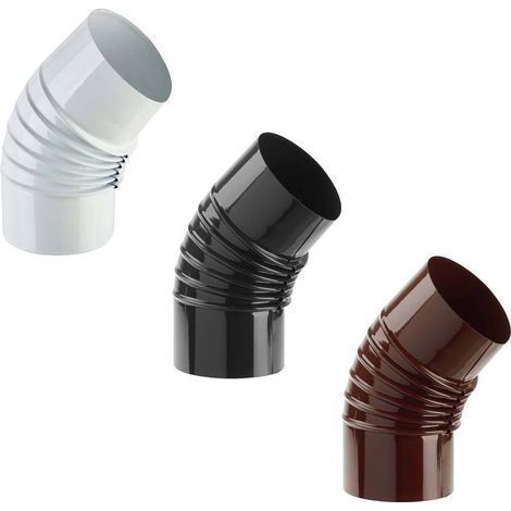 GOMITO SMALTATO PER STUFE ø 12 - 45° colore marrone