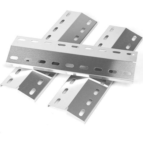 Lot de 3 Cache-brûleurs universels en Acier Inoxydable 39,5 x 12,5 cm pour Enders Kansas 3 & 4, Landmann Triton 3.1, Landmann Avalon, Campingaz Woody 3 LX, Landmann 12739