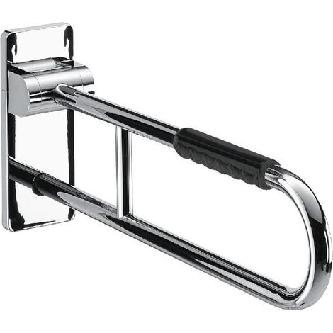 Barra de soporte articulada SYSTEM 2 600mm cromo / negro