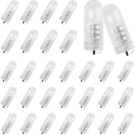 LED Lampions 30 Pièces - Mini LED Ballons Lumineux, Lanterne Papier Lumière, Décoration Noël, Saint-Valentin (Blanc Chaud, Non-Clignotante) (1/4)