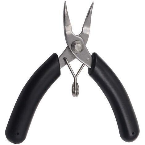 Pince à bec effilé sans dents, pince diagonale, pince coupante, pince à bijoux, pince pour maquettes, pince à bec effilé courbé-AquaForge