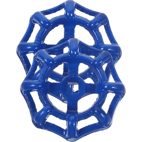 Poignée de Robinet en Acier Moulé Bleu (1/5)