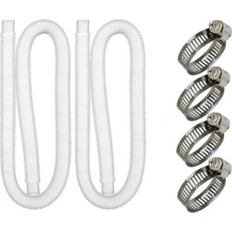 2 Pcs Replacement Hose for Above Ground Pool Swimming Pool Hose for Above Ground Pools Swimming Pool Filter Pump Replacement Hose (1/5)