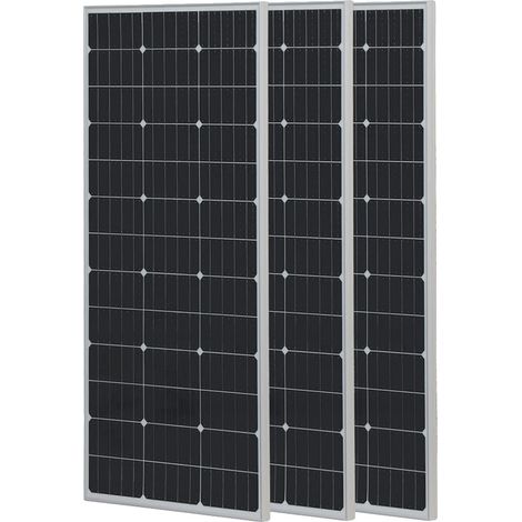 Panneau Solaire, Silicium Monocristallin, 39 Cellules Solaires (1/2)
