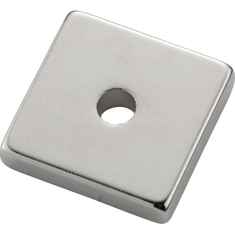 TRU COMPONENTS TC-12260084 Permanent-Magnet Rechteckig (L x B x H) 20 x 19 x 4 mm Grenztemperatur