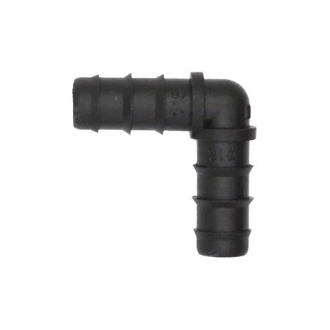 (Coudes - 25 mm x 4 pièces) Raccords à barbes pour tuyaux PE, tés, coudes, bouchons de réparation, raccords pour tuyaux d'irrigation goutte à goutte de jardin (1/5)