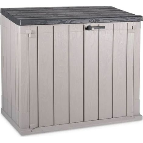 Coffre a' outils Toomax plus art.101 en re'sine avec deux portes et dessus ouvrant cm145x82x124h pour usage exte'rieur (1/5)