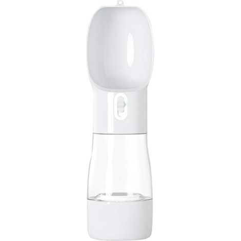 Dog Water Bottle-Portable 2 in 1 Travel Dog Water Dispenser and Food Container, Detachable Combo Cup for Dog Cat Pet Outdoor Walking (1/5)
