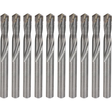 Foret hélicoïdal à tige droite, 10 pièces, fraise à graver en acier au tungstène pour PCB CNC 9mm (1/5)