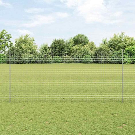 Zaunpfosten 22 pcs Silber 180 cm Stahl