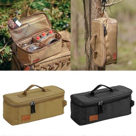 Sac de vaisselle grande capacité, sac fourre-tout pour pique-nique et voyage, boîte de douche portable (1/4)