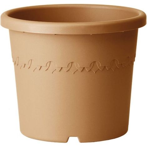 Elho Pflanztopf Algarve Ø 35 x 29 cm terracotta Kunststofftöpfe