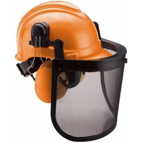 ELMETTO PROTEZIONE CUFFIE+VISIERA