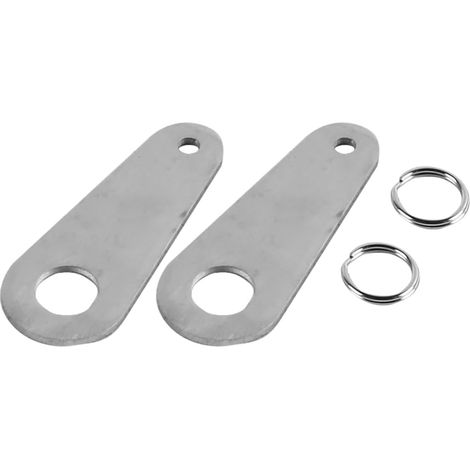 Lot de 2 supports de montage de cloche de moto en acier inoxydable pour tous les types de cloches de moto, crochet pour porte-clés, crochet pour cloche porte-bonheur de moto (1/5)