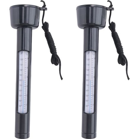 2X Thermomètre de Piscine Thermomètre D'Eau de Piscine Extérieure Thermomètre de Piscine Flottant pour Piscine (1/4)