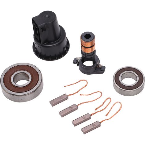 Kit de réparation d'alternateur comprenant bagues collectrices, balais et roulements (référence 230090), compatible avec Bosch 0124515010 (1/5)