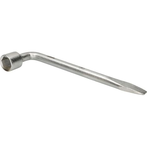 KOTARBAU Clé de roue de voiture courbée en acier au carbone chromé (23 mm). (1/5)