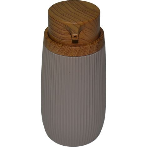 DISPENSER SAPONE LONDON BEIGE / LEGNO.