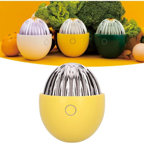 Désodorisant citron pour réfrigérateur, armoire et placard à chaussures, désodorisant à l'ozone, rechargeable par USB, jaune (1/5)