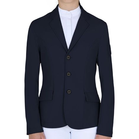 8 anni, blu: Giacca da concorso per bambini modello Girasol slim fit in tessuto tecnico e traspirante