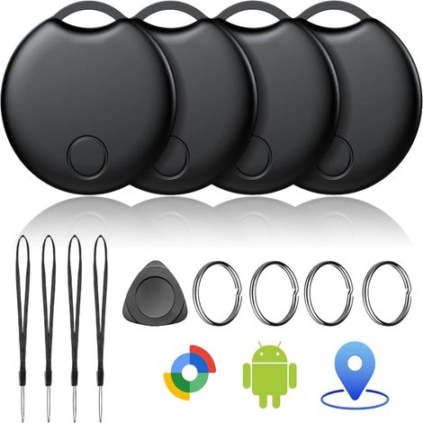 Smart Key Locator Air Tag Tracker für Android, kompatibel mit der Google-App „Find Hub“ (nur Android), Bluetooth-Tracker für Schlüssel, Geldbörse, Fahrrad, Koffer und Batterie (1/5)