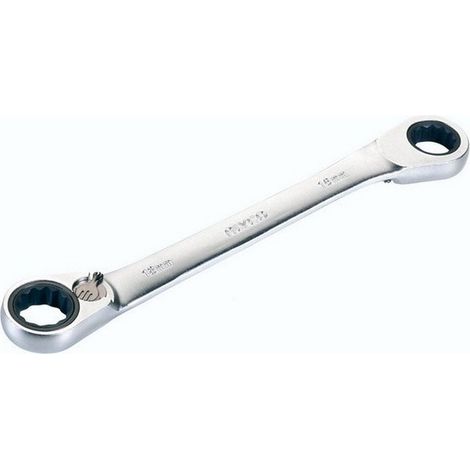 LLAVE ACODADA CON CARRACA REVERSIBLE 10X11 ALYCO (1/3)