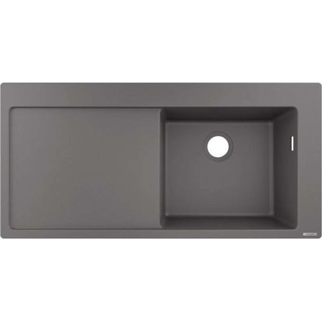 S514-F450 Lavello incasso 450 con gocciolatoio grigio pietra (1/3)