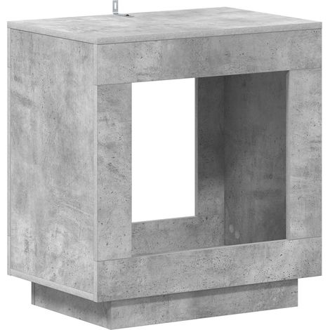 Maison Exclusive - Tavolo laterale Grigio Cemento 60 x 40 x 65 cm